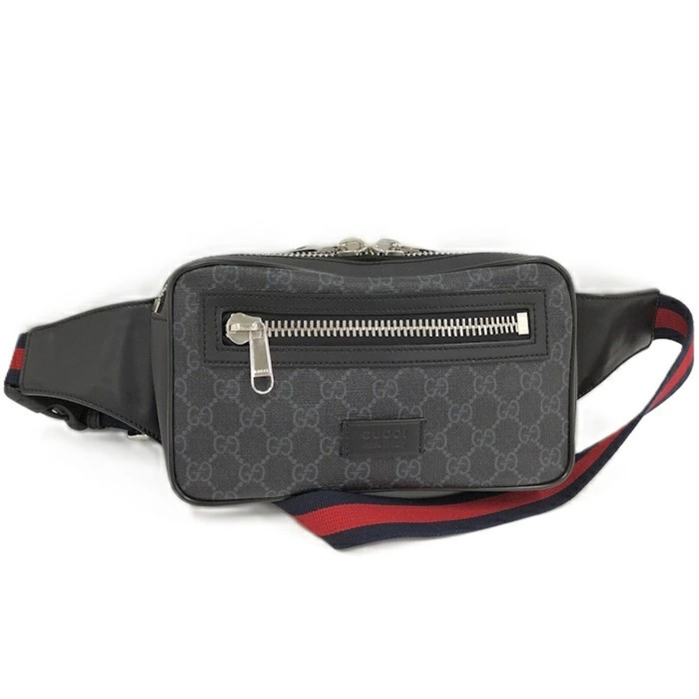 Gucci Body Bag GG Supreme Leather Black